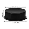 thumbnail image 2 of ETHZZLE Easy Installation Barrel Shield Cover Ton Barrel Valve Cover Black Plastic 1Set For Valve Applications, 2 of 8