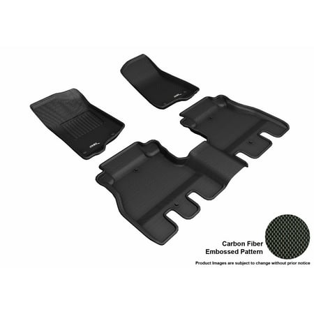 Jeep Wrangler Black Carpet - 3D MAXpider JEEP WRANGLER JL UNLIMITED 2018 KAGU BLACK R1 R2