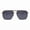 Gold (Black), variant on Men's Square Navigator Sunglasses Metal Frame UV400 Lens Unisex Gunmetal, Smoke