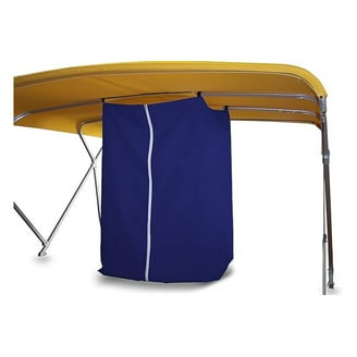 Boat Privacy Station Curtain For Bimini Top | Drop-Down Changing Room, 72"L X 30"W X 27"D, Green