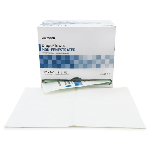 McKesson General Purpose Drape Sterile Field Drape, 18 W X 26 L Inch, Case of 300