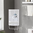thumbnail image 1 of Estante de ducha de esquina, estantes flotantes de montaje en pared, fácil de instalar, soporte de esquina para ducha, estantes flotantes, almacenamiento para baños, hoteles, 1 of 8