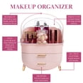 thumbnail image 2 of Organizador de maquillaje Paris Hilton con tapa rosa y dorado, 2 of 7