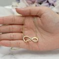thumbnail image 5 of JeenMata Infinity Love Pendant Necklace - Meaningful Jewelry for Her - Anniversary Gift in 18K Yellow Gold Plated, 5 of 6