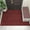 Red#20🔥, variant on Polyester Entrance Door Mat – Non-Slip Rubber Backing | Solid Color Striped Floor Rug, Cut-to-Size, Durable & Waterproof, Easy Clean | 31.5"x19.7" Gray/Coffee/Red, Indoor Entry Carpet