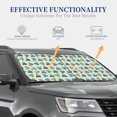 thumbnail image 4 of Wukai Lighthouse Car Front Windshield Sun Shade,Sun Visor Shield Block Automotive Interior Protector Blocks UV Rays-Small, 4 of 6