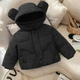 thumbnail image 3 of Ugoldhm Kids Winter Coat Cotton Hooded Zipper Jacket Thermal Cute Boys Girls Outerwear Sizes 5-14 Years, 3 of 4