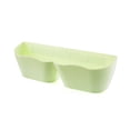 thumbnail image 1 of 2 Pcs Durable Multi-color Wall-mounted Shoe Rack Storage Box For Easy Perforation-free Three-dimensional Shoe Rack Hanger Wave Edge, Green, 1 of 5