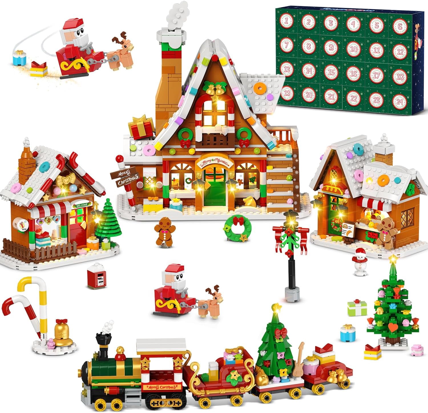 LEGO City 2010 Christmas Holiday Countdown Advent Calendar Set for