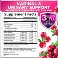 thumbnail image 3 of Probiotics for Women Gummies with Cranberry - 6 Premium Strains for PH Balance, Digestive Health, Vaginal & Immune Support, 3 Billion CFU, Women's Probiotic Gummy for Feminine Health - 60 Gummies, 3 of 11