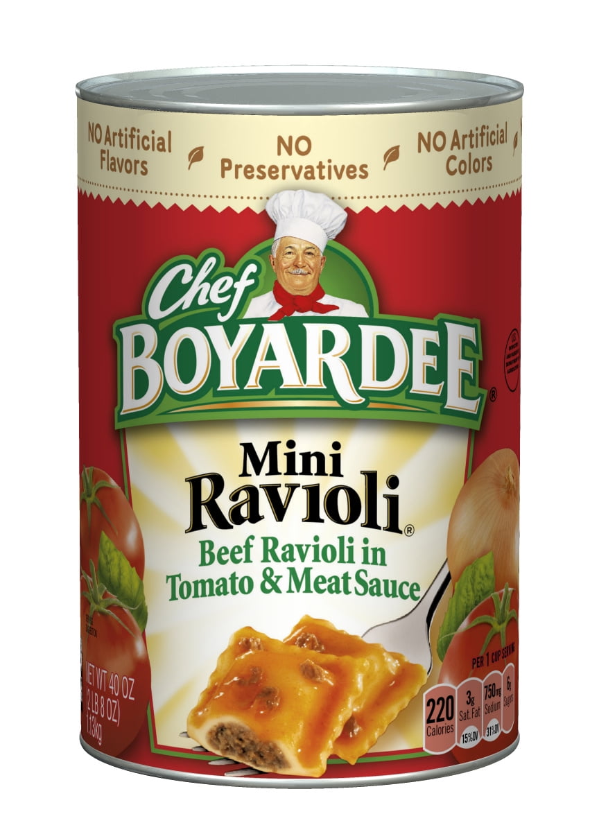 Chef Boyardee Mini Beef Ravioli, 40 Oz. by ConAgra Foods Inc.