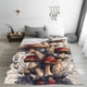 thumbnail image 5 of Balery Cute Forest Mushrooms Manta de Felpa Suave y Acogedora – Cobija de Franela Aterciopelada para Cama, Lavable y Cálida para Sofá, Mascotas, Transpirable-40"x30", 5 of 7
