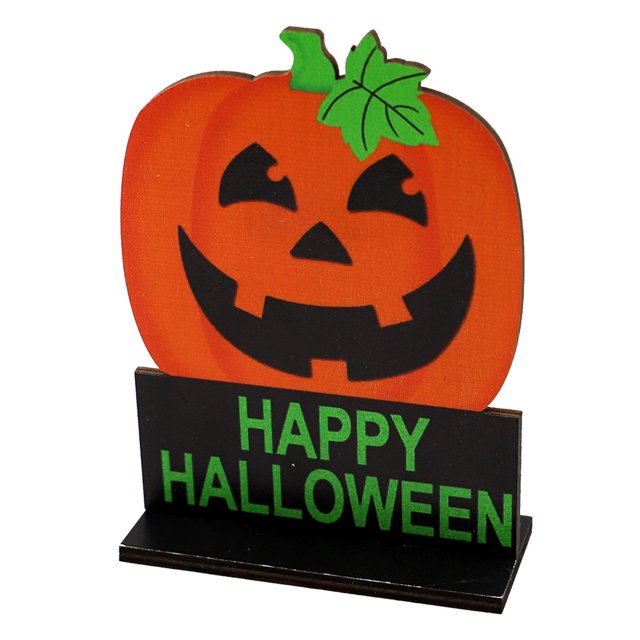 Decoración de Madera Advancent Festival de Calabaza de Halloween Tipo 9