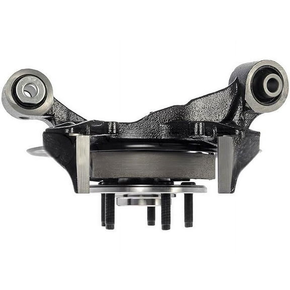 Rear Left Driver Side Wheel Hub Bearing and Steering Knuckle Kit - with Backing Plate, Parking Brake Shoes, and Hardware - Compatible with 2006 - 2010 Mercury Mountaineer 2007 2008 2009