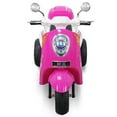 KidZone Kids Pink 6 V Scooter Powered RideOn