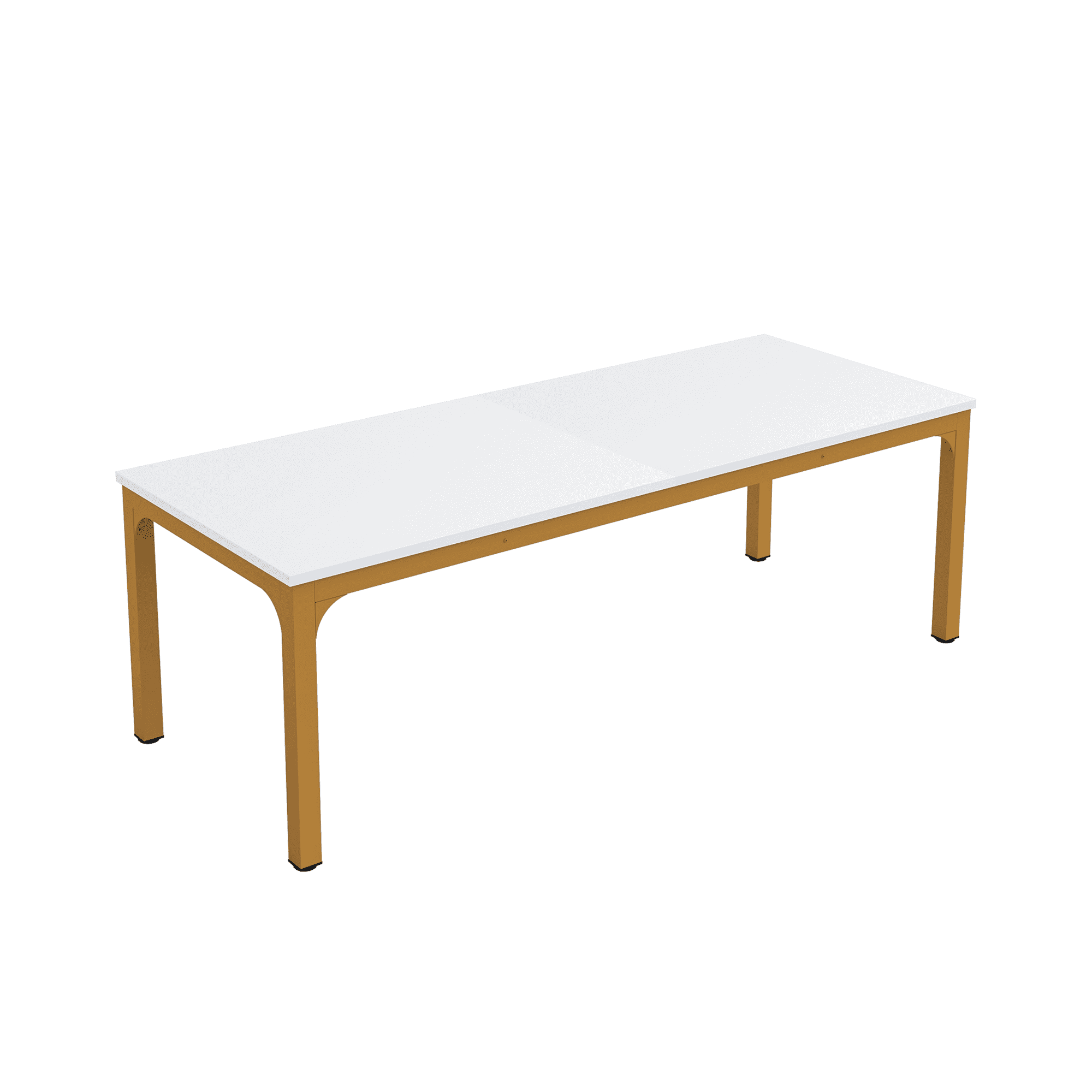 MAYEERTY 78.7 Inch Dining Table, 6-8 Seater Rectangular Table with 25mm MDF Board & Heavy Duty Metal Frame