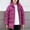 Hot Pink, variant on BRGZLK Kids Winter Puffer Jacket Boys Girls Trendy Solid Color Zipper Thick Warm Medium Long Hooded Jacket with Pockets Blue 5-6 Years