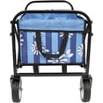 thumbnail image 4 of Olurrisa Collapsible Foldable Wagon,Wagons Carts Foldable with Wheels,Utility Grocery Folding Wagon for Sand Garden Sports Shopping Outdoor,Large Capacity 250LBS, 4 of 5