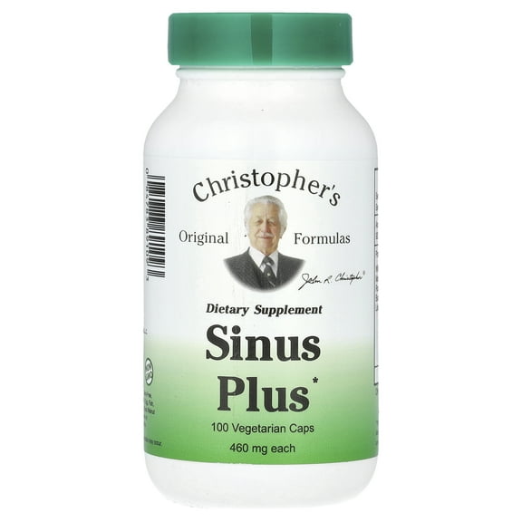 Dr. Christopher's Original Formulas Sinus Plus Formula - 475 mg - 100 Vcaps