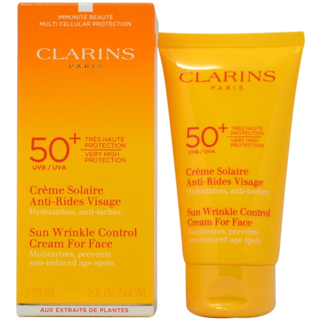 clarins anti wrinkle sun cream