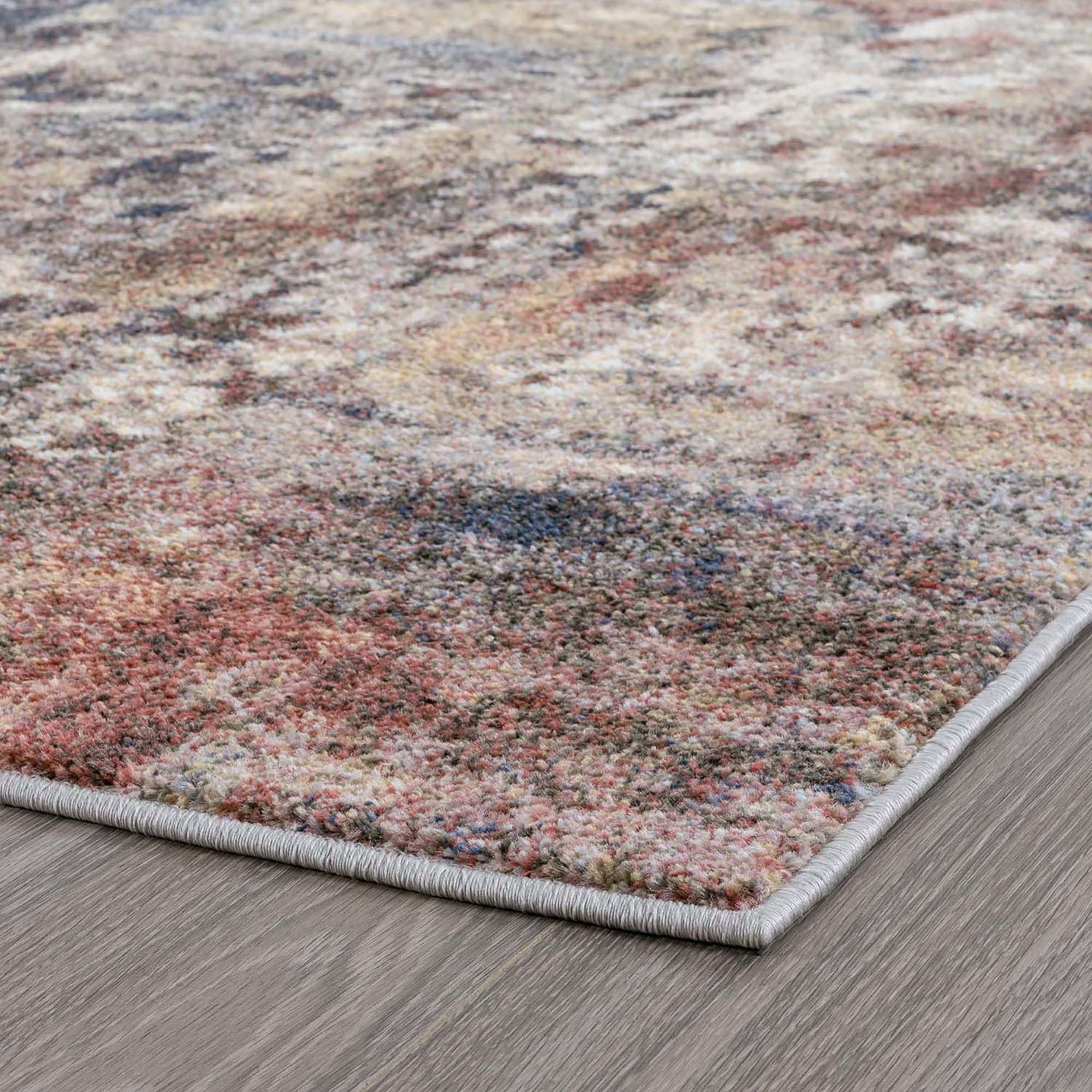 Bliss Rugs Modern Contemporary Abstract Area Rug, Indoor Rugs for Living Room, Dining Room, Bedroom | Navy, 8' x 10' (7'10''x10'2'')