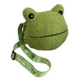 thumbnail image 4 of Bolso de hombro Yuyangstore bandolera de rana con patrón de dibujos animados verde, 4 of 8