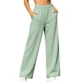 thumbnail image 2 of YTCAMLO Plus Size Lounge Pants for Women Casual Soft Loose High Waisted Drawstring Sweat Pants with Pockets Wide Leg Yoga Pants, 2 of 8