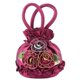 thumbnail image 2 of Rosy Lace Flower Shape Evening Tote Bag for Women 1Pcs Stylish Bucket Bag, 2 of 3