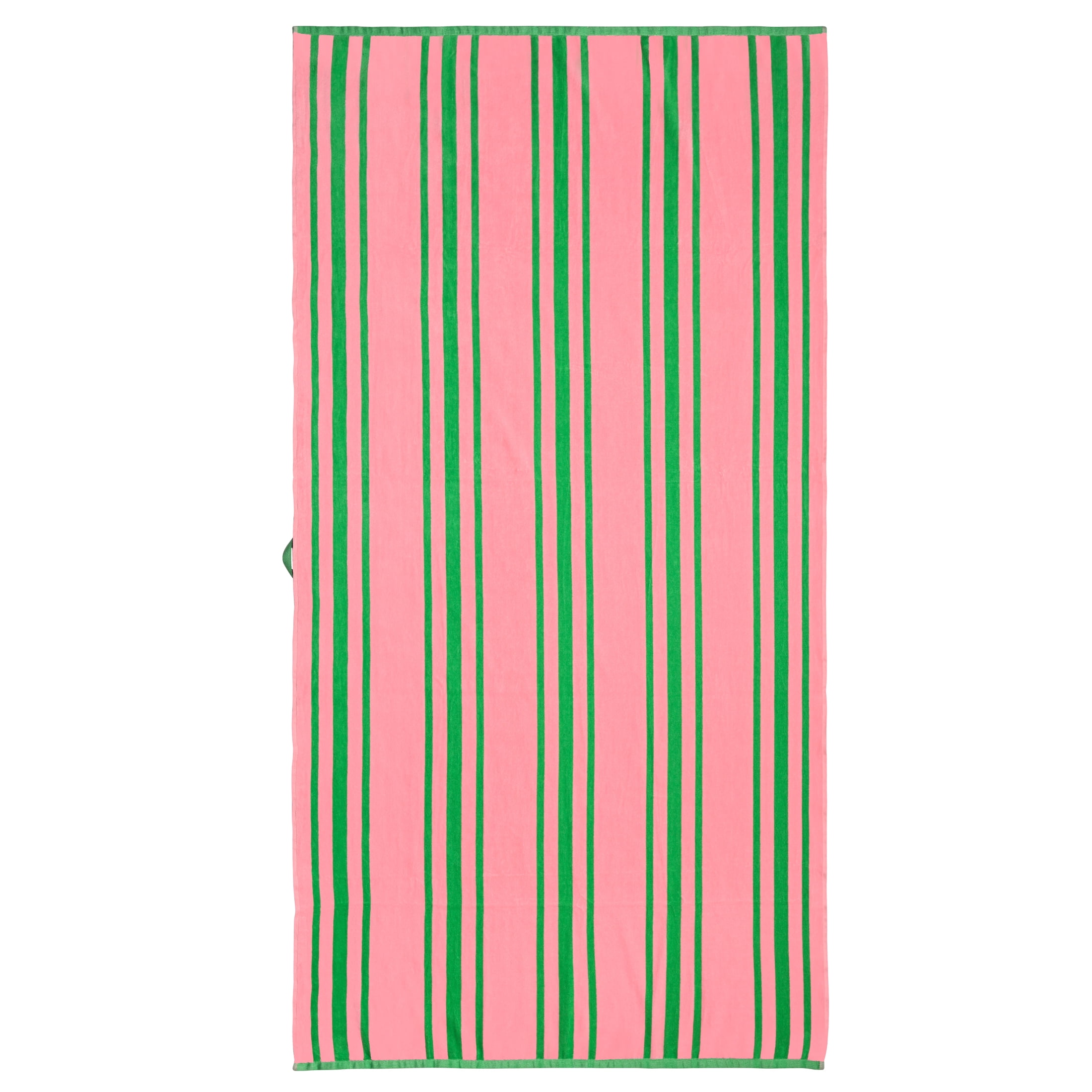 Better Homes & Gardens 2 Pack Cotton Blend Beach Towels, 72 x 38 in, Pink & Green Palm
