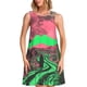 thumbnail image 1 of Disketp Neon Desert Moon para Vestido sin Mangas para Mujeres, Vestidos de Verano para Mujeres, Casual y Holgado para la Playa, 1 of 7