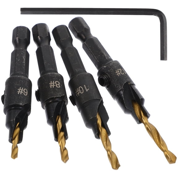 1 Set Woodworking Drill Bits Wood Splitter Log Drill Bit Home Woodworking Wood Drill Log Accessories