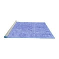 thumbnail image 2 of Ahgly Company Machine Washable Indoor Rectangle Persian Blue Traditional Area Rugs, 8' x 10', 2 of 4