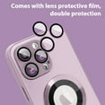 thumbnail image 6 of clleylise for iPhone 14  Pro Max Phone Case Magnetic AG Glass Frosted Case with Camera Lens Protector for iPhone 14 Pro Max Compatible with Magsafe Slim Full Body Protective Cover for Women Men 6.7'', 6 of 6