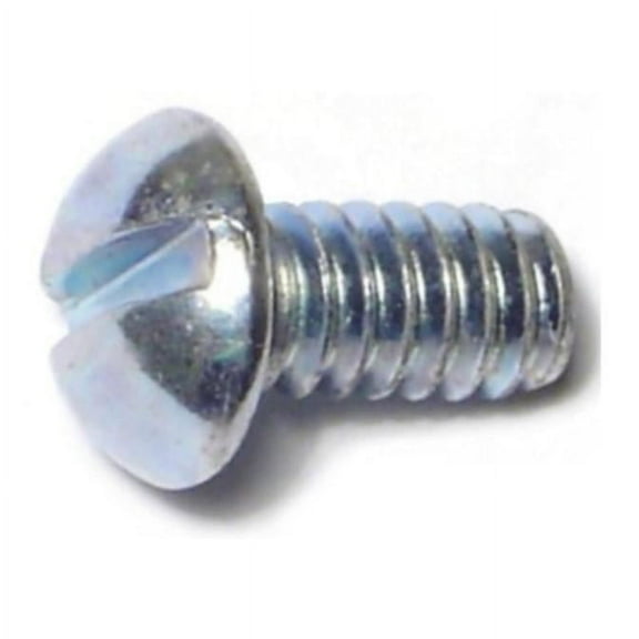 #10-24 x 3/8" Zinc Slotted Round Head Machine Screws MSCRS-298 (39 pcs.)