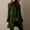 Army Green, variant on Women's Solid Color Casual Long-sleeved Double-breasted Coat for Autumn and Winter Army Green L