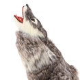 thumbnail image 4 of rugiente modelo de juguete animal de simulación de juguete decoración para hogar arte coleccionables Hugo Estatua de lobo realista, 4 of 8