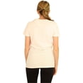 thumbnail image 3 of Elevenparis Box Logo Camiseta gráfica para mujer blanco roto S, 3 of 5
