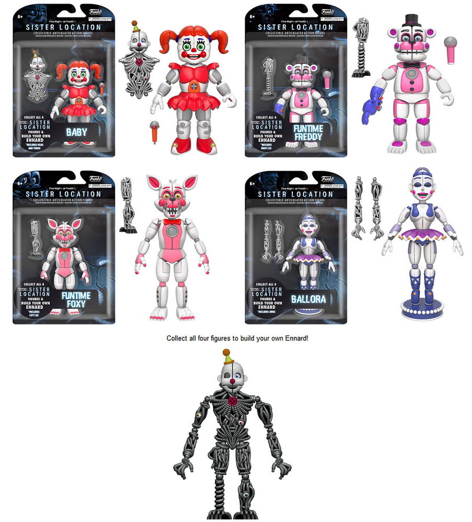  Funko Five Nights at Freddy's Articulated Foxy Action Figure, 5  : Toys & Games