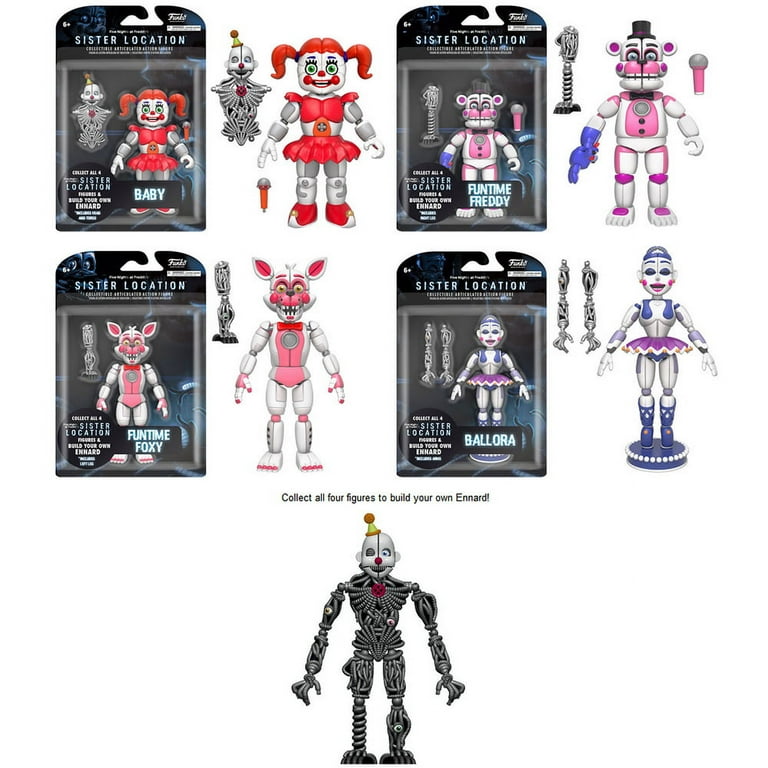  Funko Five Nights at Freddy's Funtime Foxy Articulated Action  Figure, 5 : Toys & Games