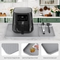 thumbnail image 7 of 24x16" Silicone Heat Resistant Mat | XL Counter Protector for Air Fryer, Oven & Microwave | Fits Ninja & Cosori | Gray, 7 of 7