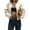 Apricot, variant on Women'S Short Blazer Button-Down Business Casual Autumn Clothing Winter Outerwear Dark Blue M