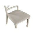 thumbnail image 2 of Pemberly Row Traditional Wood Dining Side Chair in Beige (Set of 2), 2 of 9