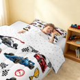 thumbnail image 4 of Erosebridal Race Car Twin Comforter Sets, Trophy Bedding Set, Black Red, Reversible 2pcs 1 Comforter and 1 Pillowcase, 4 of 6