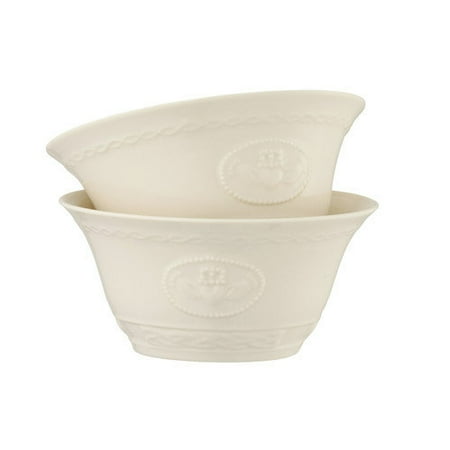 Belleek China Bowls - Belleek Classic Claddagh Bowls (Set of 2)