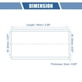thumbnail image 3 of Unique Bargains 1 Set 22mm 0.87" ID 76mm 2.99" Length 0° Blue Car Silicone Hose with Clamps, 3 of 7