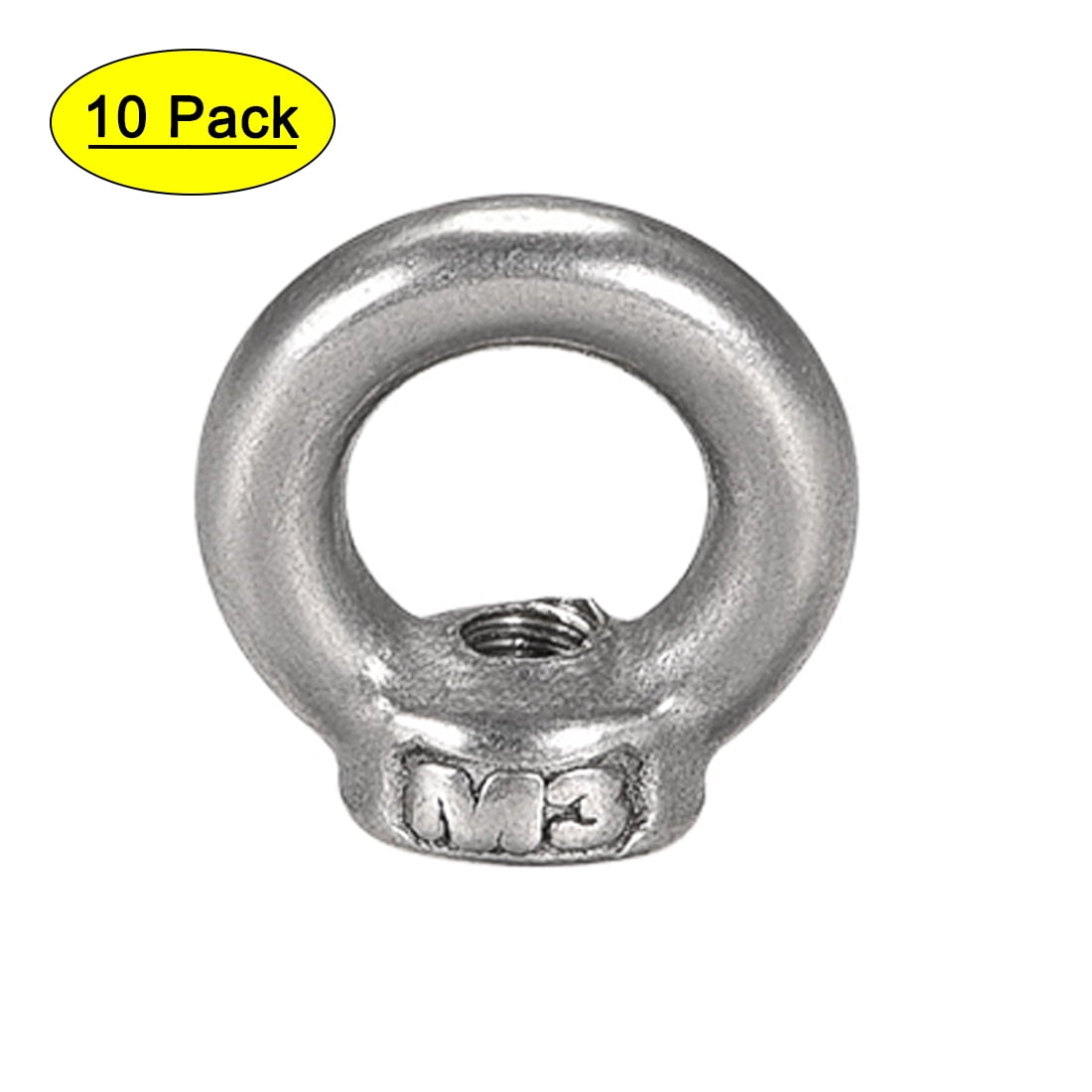 Round Lifting Eye Nuts Female Eye Bolts A2 304 Stainless Steel M3-M24 All Size 