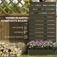 thumbnail image 4 of Outsunny Raised Garden Bed with Trellis for Climbing Plants & Vines, Black, 4 of 9
