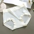 thumbnail image 1 of Ultra Thin Ice Facial Mask Bare Breathable Mid Waist Underpants, 1 of 9