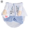 thumbnail image 5 of Luxtrada Pet Dog Cat Doctor Costume Pet Halloween Christmas Cosplay Funny Apperal for Small Dog Cat Puppy, 5 of 8