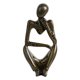 thumbnail image 5 of Conjunto de estatua de moderno, esculturas abstractas, decoración del hogar para estantería, mesa de café, estante, escritorio, decoración de Derecho L mayimx Escultura del pensador, 5 of 9